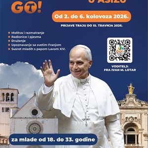 Hodočašće mladih u Asiz na susret s papom Lavom "Go Assisi" 2026.